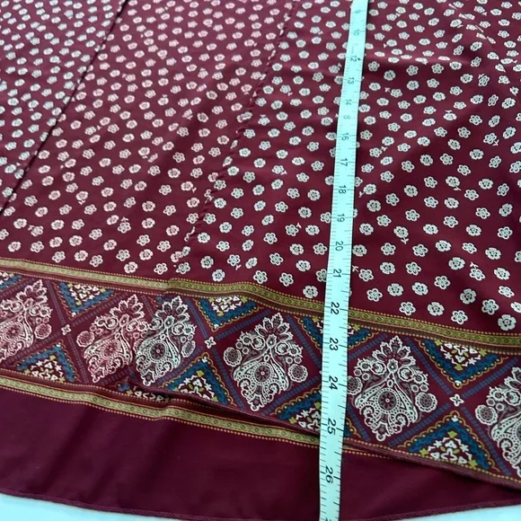 Callie Mac Kimono Burgandy Size Large - Picture 6 of 6